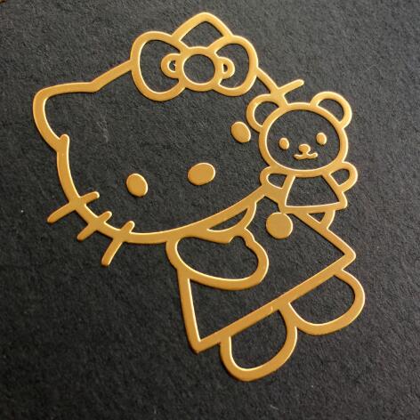 Gold Plated Nickel Sticker Crafts